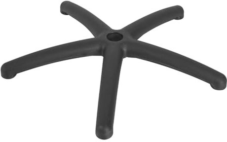 LAB SPACE Replacement 5 Spoke Office Chair Base in Robust Black Nylon - 25 Inch (Nylon Base)