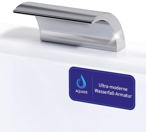 AQUADE Badewanneneinlauf Wanneneinlauf Einlauf Zulauf Wannenrand Armatur Modell: Wasserfall
