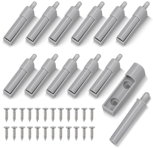 12 Stück Softclose Nachrüsten, Türdämpfer Möbeltürdämpfer Dämpfer für Schranktür für Küchenmöbel Schränke zur Montage für Softclose, Softclose Türdämpfer, Soft Close Nachrüstung