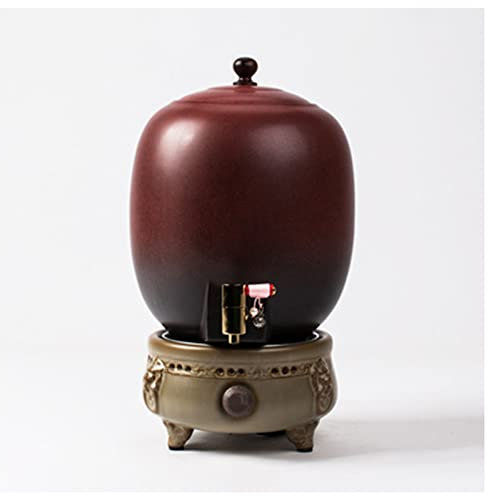 Bollitore elettrico in ceramica da 3900 ml/6500 ml Bollitore elettrico da 500 W Bollitore per tè Elettrico Teiera in ceramica Teiera Retro Uscita acqua Ufficio Casa Macchina per il tè Dispenser d