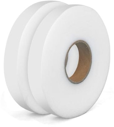 Nastri per Orlare I Vestiti Nastro Biadesivo,2PCS 70yard Nastro Adesivo per Tessuti,Nastro Biadesivo per Il Panno Nastro Biadesivo,Per Orlo,Abbigliamento,Tende,Pantaloni,Jeans,Adesivo per Bianco