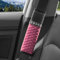2Pack Bling Bling Auto Gurtschoner für Erwachsene Frauen Frau Gurtschutz Sicherheitsgurt Schulterpolster Schulterkissen Autositze Gurtpolster (pink)