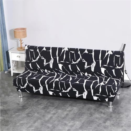Disimlarl Faltbarer Sofabezug, eng gewickelt, Sofa-Handtuch, Couchbezug ohne Armlehne, gerader Sofabezug, Farbe: 6 m, 160–195 cm