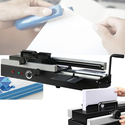 Machine de reliure de livres à colle sans fil, automatique et intelligente, relieuse de papier à colle thermofusible 1200 W, longueur : 32 cm, épaisseur : 40 mm, pour livres papier, documents contra