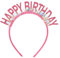 Oruola Geburtstag Stirnband,Happy Birthday Haarreif,Geburtstagskrone Happy Birthday für Mädchen,Geburtstags Haarband für Mädchen Party Geburtstag Dekoration