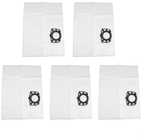 ZiStarlilife Lot de 5 sacs à poussière pour aspirateur KFI 357 2.863-314.0 pour KA 40 WD2 Plus, WD3, WD3s, SE4001, SE4002