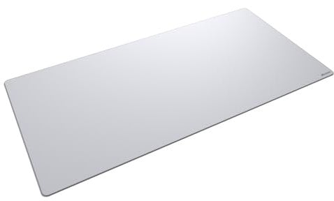 Glorious Gaming - Mouse Pad GMP 2 XXXL: Alfombrilla Antimanchas, optimizada para sensores, Superficie Lisa para Velocidad y Control, Bordes antideshilachado. 1220mm x 610mm x 3mm - Tapete Blanco 3XL
