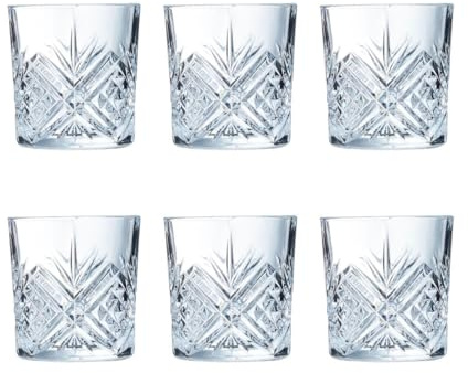 Luminarc Eugene Set mit 6 Gläsern, niedriges Glas, umweltfreundlich, 30 cl
