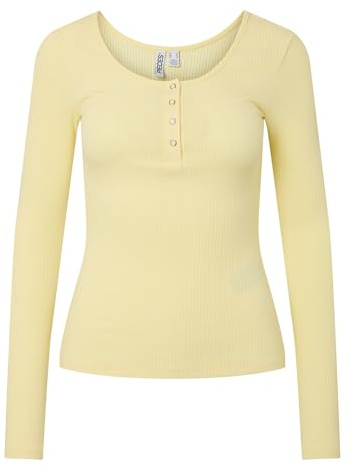 PIECES Female Oberteil mit Langen Ärmeln PCKITTE