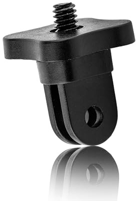 MOJOGEAR 1/4 Screw Adapter for GoPro Mount - Universal Adapter for Attaching Camera, Microphone & Accessories with 1/4 Thread to Any GoPro Mount