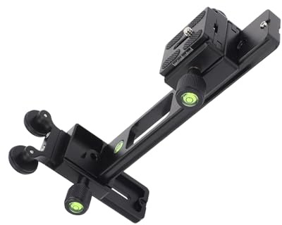 RASTKY Camera Long‑Focus Bracket with Arrow Storage Case Plate, Sturdy Telephoto Lens Holder, for Medium and Telephoto Lenses, for Precision, Aluminum Alloy