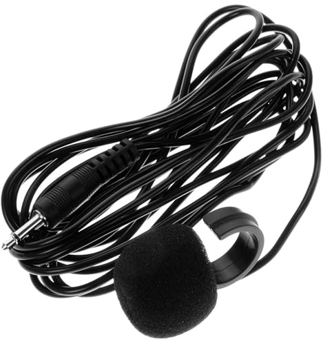 CLISPEED Microfono Mini per Strumenti Musicali Nero in Abs Suono Chiaro e Funzionamento Semplice, Pickup per Flauto e Sassofono, per Performance Live e Discorsi Sul Palco