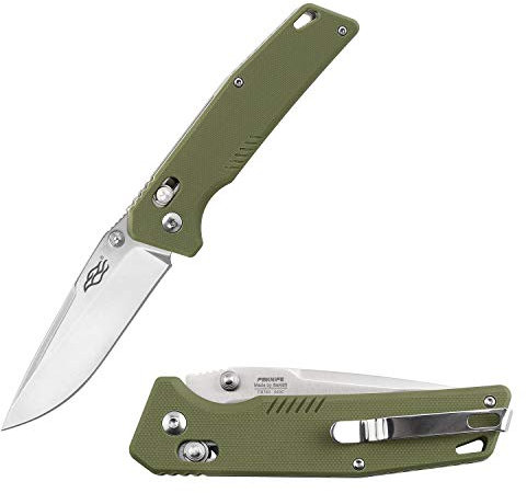 Firebird Messer FB7601 Grifffarbe: Grün - Klingenlänge: 8,7 cm - Verschlussart: G-Lock - Klingenstahl: 440C rostfreier Edelstahl