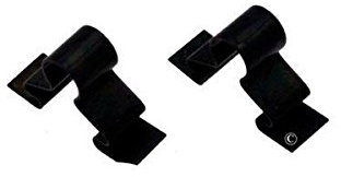 Lot de 2 clips vitre Four, cuisinière 72X0273 DE DIETRICH Four, cuisinière 72X0273 DE DIETRICH