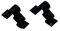 Lot de 2 clips vitre Four, cuisinière 72X0273 DE DIETRICH Four, cuisinière 72X0273 DE DIETRICH