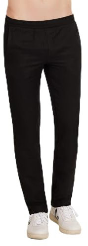 TAO Couletto Sportswear Herren Lange dünne Freizeithose aus Lyocell Timmy Black 26