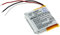 Batterie Compatible avec Le JBL Type GSP753030, 3,7V, Li-Polymer [ Batterie pour Casque Audio/Micro ]