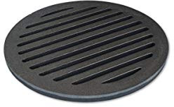 GRILLROSTPROFI Ascherost - Feuerrost - Kohlerost - Kaminrost in Premium-Qualität, Gusseisen, rund, Durchmesser 24 cm