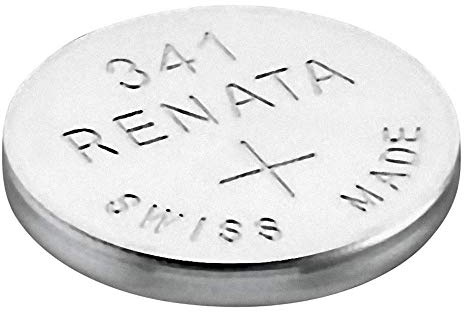 1 x Renata 341 Watch Battery 1.55v SR714SW - Official Renata Watch Batteries