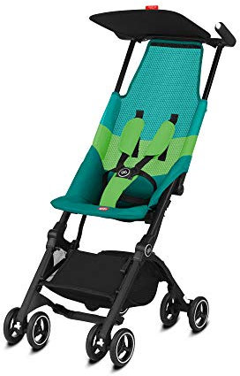 gb Gold Buggy Pockit Air All Terrain, Ultrakompakt, 0-22 kg, Ab Geburt bis ca. 4 Jahre, Laguna Blue