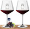 Deitert 2X Leonardo Burgunderglas Rotweinglas XL mit Namen oder Wunschtext graviert, 730ml, PUCCINI, personalisiertes Premium Weinglas in Gastroqualität (ChinChin)
