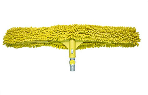 DOCAZOO Telescopic Pole for Cleaning - Window Cleaning Kit, Ceiling Cleaning, Feather Duster, Snow Removal, Window Squeegee, High Reach Indoor & Outdoor Kit - (Head Only 24 Squeegee Window Scrubber)