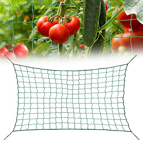 Stütznetz Gartennetz 2x5m,Ranknetz für Gurken,Ranknetz Rankhilfe Pflanzennetz,Ranknetz Gewächshaus,Pflanzennetz,Ranknetz Rankhilfe,Rankhilfe Netz,Ranknetz Grün
