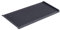 Simfer Gusseisen-Grillplatte, 47 x 23 cm, für 60 cm Gaskochfelder, Kohlegrill, Elektrogrill, gerippt, Topfträger-Klammern, Grillzubehör, Schwarz