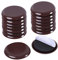 RCHYFEED 2-1/8 inch Furniture Sliders and Gliders for Carpet, 16 PCS Self-Adhesive Moving Slider and Glider 54mm for Table and Chair Legs Round, Reusable Furniture Slider Mover Pads Heavy Duty