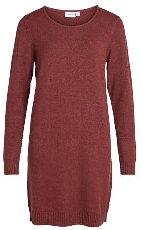 Vila Damen Viril L/S Knit Dress - Noos Kleid