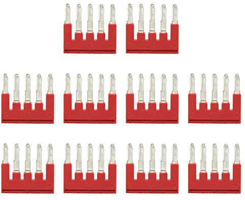 Striscia Terminale a Caldo 10 PCS Plug-in Plug-in Morsetti a Ponte Fisso Barra di Connessione Centrale per St Ut D Berrono Accessori