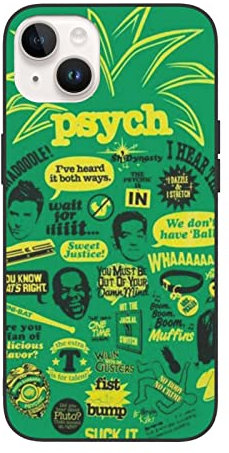 BEULSI Psych Pineapple Zitat Handyhülle für iPhone 14, stoßfeste Handyhülle entworfen für iPhone 14 (für iPhone 14/14 Plus) Weiß