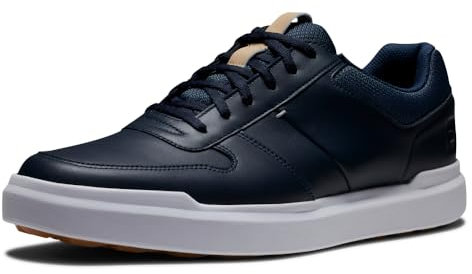 FootJoy Herren Contour Casual Golfschuh, Marineblau, Weiß, Hellbraun, 44.5 EU