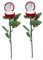 Alipis 2pcs Rose Boîte À Bagues Décoration À La Main Proposition Bague En Forme Coeur Porte-Bague Fleur Anneau Boîtes Rangement Rose Bijoux Cadeau Boîte Rose 1740PV176KS4 Rouge 27x4cm