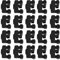 20 PCS Air Fryer Rubber Bumpers, Rubber Feet for Air Fryer Grill Pan Plate, Air Fryer Tray Tray Scratch Protection Bars Replacement Parts