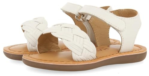 GIOSEPPO FUSHE Baby Sandale für Mädchen, Off-White, 21 EU, elfenbein, 21 EU