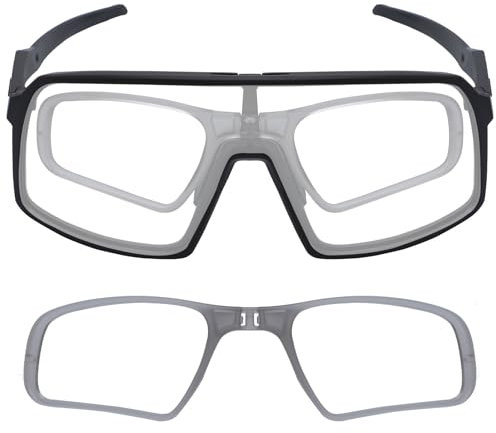 Mryok Insert Clip On Replacement Lenses Carrier for Oakley Sutro OO9406 / Sutro Lite OO9463 Sunglasses, grau, Einheitsgröße