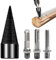 MOZMY Holzspalter Bohrer 32mm Spaltholzkegel Brennholzspalter Bohrer Kaminholzbohrer Kegelspalter Holzspalter Bohrmaschine Holzschneider Stufenbohrer