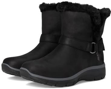 Skechers Easy Going Dreamers Move Stivali Neri Da Donna In Tessuto - EUR 38