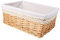 Zerodeko Cesta De Mimbre Tejida 40x30x16 Cm Almacenamiento Extraíble Para Uso Varios