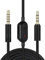 MICMXMO Ersatz Audiokabel kompatibel mit Logitech G PRO X G233 G433 G PRO Gaming Headsets, Inline-Stummschalter und Lautstärkeregler, Keine Mikrofonfunktionen