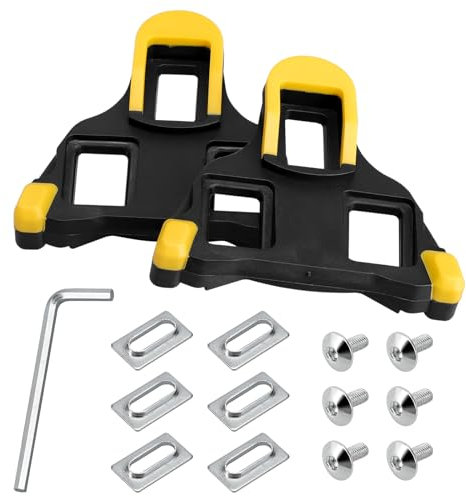 Calas de Bicicleta de Carretera,calas para pedales de bicicleta de carretera para Shimano SPD SL Precision,calas de ciclismo compatibles con SPD SL SM-SH10 SM-SH11 SM-SH12 para bicicletas de carretera