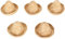 Mini Sombrero Sombreros de Paja, 5 Piezas de 3,7 Pulgadas de Diámetro Sombreros Pequeños de Paja Sombreros de Paja Mexicanos Mini Sombreros Occidentales Sombrero Gorra de Paja
