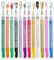 12 Colors 3D Nail Art Pens Set Fine Tip Nail Polish Pens Nail Point Graffiti Dotting Pen Drawing Point Liner Brush DIY Beauty Adorn Manicure Nail Art Tools for Home Salon Halloween Christmas