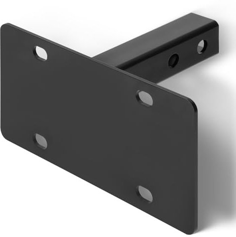 31002 Trailer License Plate Holder for 2 x 2 Trailer Hitch Receiver. Trailer License Bracket Standard 2-inch Shank