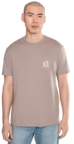 Armani Exchange Herren Short Sleeve Side Monogram Logo T-Shirt