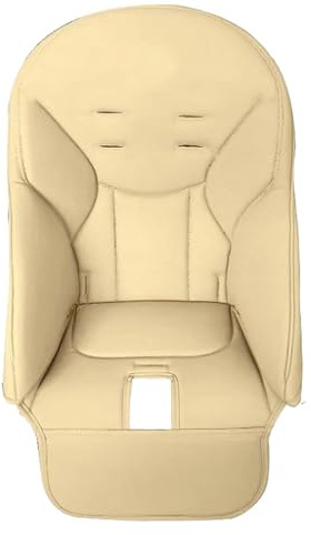 Hochstuhl-Kissenbezug | PU-Leder-Kinder-Esszimmerstuhl-Bezug | Baby Esszimmerstuhl Sitzkissen | Universeller Ersatzbezug für Peg-Perego, Siesta Zero3, Baoneo, Kosmic Jané