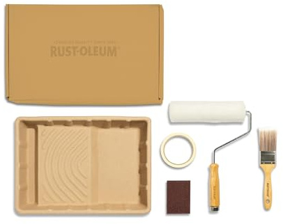 Rust-Oleum Ready to Roll - Eco Paint Kit (Large) - Matt Wall Paint Warming Yellows