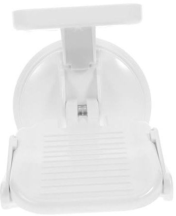 Beavorty Suction Cup Leg Washer for Shower Foot Rest Foldable Plastic Step Suction Cup Holder for Elderly Spa Bath Use