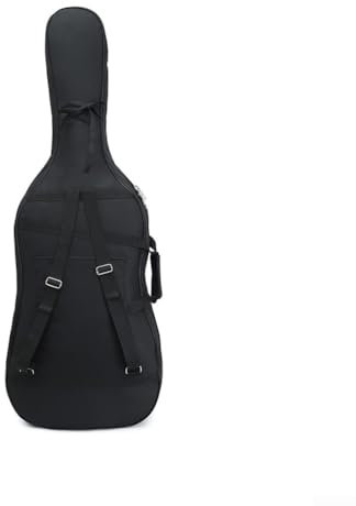 Gdfnmogo Wasserdichte gepolsterte Gigbag in 1/4-Größe, mit Rucksackgurten und Reißverschlüssen, großes Fassungsvermögen für Bogen und Musikbücher, Oxford-Tuch-Tragetasche, Wie abgebildet
